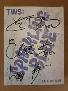 [証明書あり]TWS 「Sparkling Blue」 CD 全員サイン入り