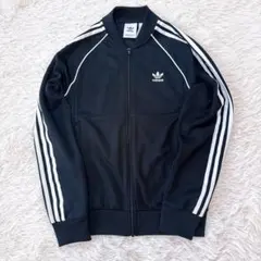美品　アディダス オリジナルス SST トラックジャケット　ジャージ 黒 × 白