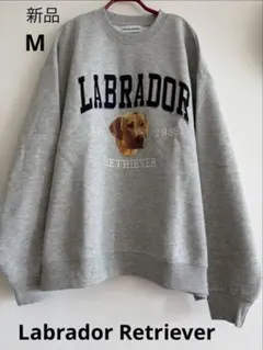 新品Labrador RetrieverビッグシルエットMプルオーバースウェット