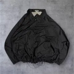 DeMarcoLab ナイロンジャケット チャイナボタン ブラック XL - メルカリ