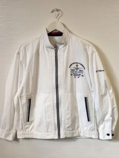 G.S.SPORTS ジップアップ ジャケット 白 L相当 春物