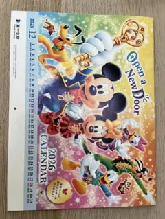 ミッキーマウス 2026年壁掛けカレンダー