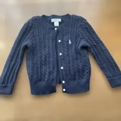 お値下げ中　Ralph Lauren ネイビー カーディガン 18M