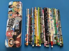 ドラクエバトル鉛筆、ワンピースなど　鉛筆まとめ売り　22本のサムネイル