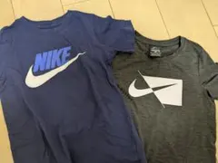 運動会　スポーツ　NIKE Tシャツ 2枚セット ネイビー グレー