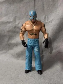 レイ・ミステリオ フィギュア　ライトブルー　WWE 開封品