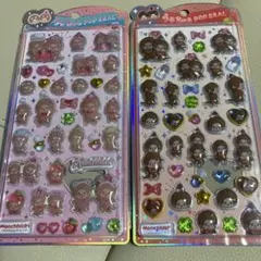 【正規品】カミオジャパン うるちゅるpop seal もんちっち 2枚セット