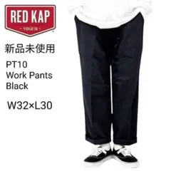 新品未使用 レッドキャップ PT10 ルーズ ワークパンツ 黒 W32×L30