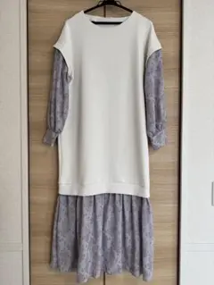 BEAMS HEART ドッキングワンピース 長袖のサムネイル