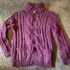 バーガンディ ニット