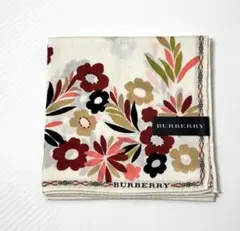 BURBERRY バーバリー 花柄 ハンカチ