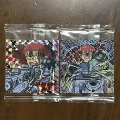 ワンピース　ウエハースシール　ユースタス・キッド2枚セット