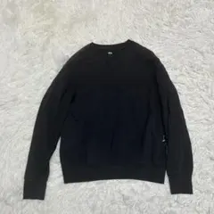 UNIQLO ユニクロ　スウェットシャツ　長袖　メンズ　ブラック　Sサイズのサムネイル