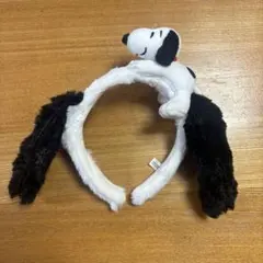 スヌーピー カチューシャ ユニバ 黒