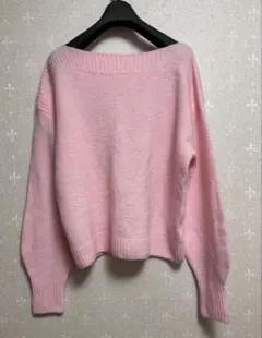 H&M　エイチアンドエム　セーター　柔らかニット　ボートネック　XS（日本:M）