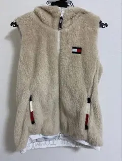 TOMMY HILFIGER ベージュ フリースジャケット M