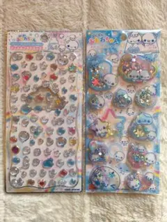 ぷくぷくあわわちゃん　ジュエルプチドロップ　スパンコールパーティー　2種セット