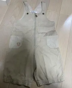 familiar ベージュサロペット 100cm