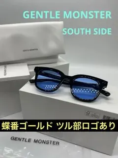GENTLE MONSTER SOUTH SIDE ブルー BTS ゴールド.のサムネイル