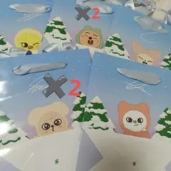 장미 판매 가능 SKZOO GIGO 한정 종이 가방 7장