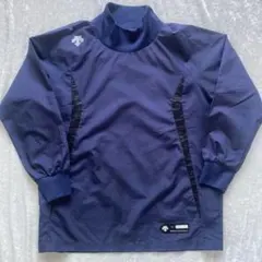 DESCENTE BASEBALL ナイロンシャカシャカ140cm ネイビー防寒