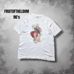 90s USA製フルーツオブザルームヴィンテージ Tシャツ Luxottica