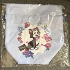 Disney 猫キャラクターポーチ 水色　フィガロ