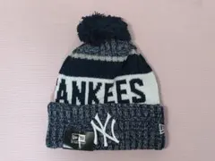 【MLB★KNIT】ニューヨークヤンキース！ニット帽★ポンポン付／タイプＧ★