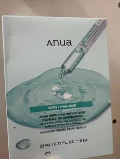 anua PDRNヒアルロン酸カプセルシートマスク 10枚入