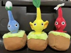 ピクミン ぬいぐるみセット (青・黄・赤)