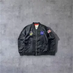 ASSTESERIES NASA MA-1 フライトジャケット黒 XXL雰囲気系