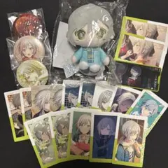 プロセカ 缶バッジ メモステ 箔押し はぴこれ ぬいぐるみ A賞 日野森