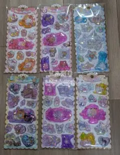 24時間以内発送✨6枚セット✨【正規品】サンリオキラキラ　ウォーターインシール