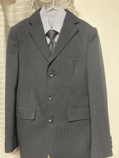 フォーマルスーツ グレー ストライプ 130cm