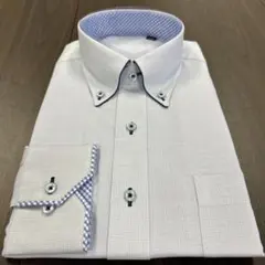 紳士ドレスシャツ　形態安定　L-84 ボタンダウン