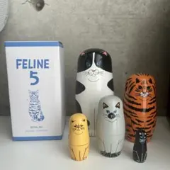 FELINE 5 マトリョーシカ 猫 / コマツミドリのサムネイル