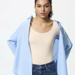 ぱーる様専用【新品同様】UNIQLO 旧モデルエアリズムUネックT(半袖)2枚組