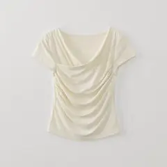 2way Shirring Half Top creamのサムネイル