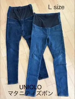UNIQLO マタニティパンツ Lサイズ デニム