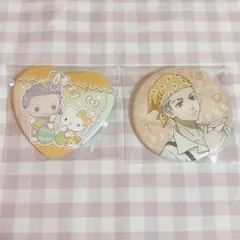 三ツ谷隆 サンリオ 缶バッジ コラボ ハローキティ キティ cooking 等身