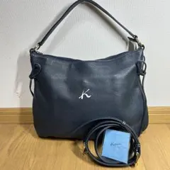 美品　キタムラ 2way レザーバッグ　斜め掛け　肩掛け　レディース