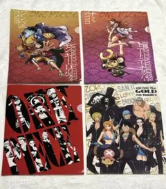 ONE PIECE クリアファイル 4枚セット