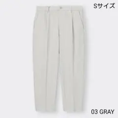 GU ドライワイドイージーアンクルパンツ Sサイズ グレーのサムネイル