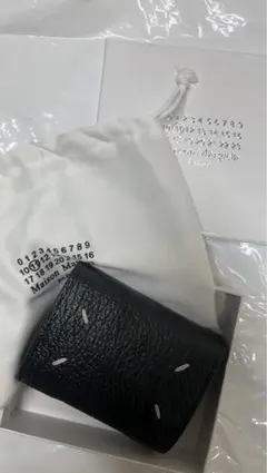 Maison Margiela ブラック 二つ折り財布