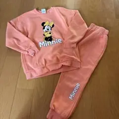 ミニーちゃん　トレーナー　セットアップ　130