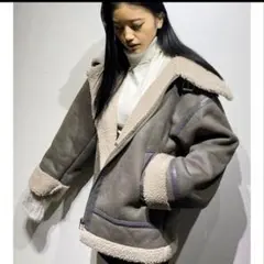 EMODA フェイクムートン ブルゾン