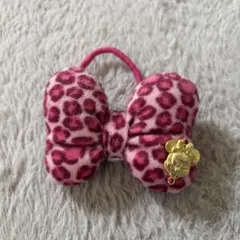 ディズニー レオパード ピンク ヘアゴム
