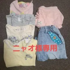 【ニャオ様専用】ベビー服 女の子 80cm　夏物まとめ売り6点