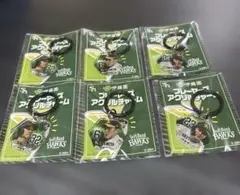 福岡ソフトバンクホークス プレイヤーズアクリルチャーム 6個セット