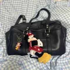 新品未使用 超希少 ロコネイル おまけ付 スクールバッグ 黒 平成ギャル